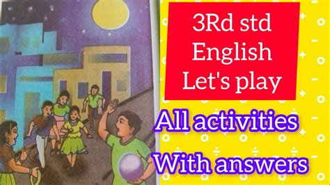 Rd Std English Let S Play Notes Rd Std English Unit Let S Play