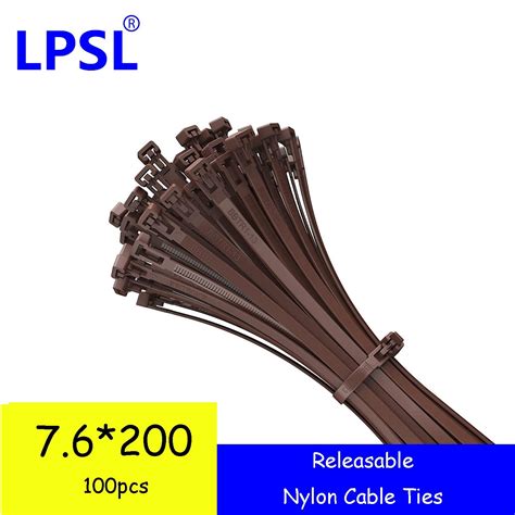 Lpsl Automatic Reusable Fastening Cable Ties Zip Nylon Plastic