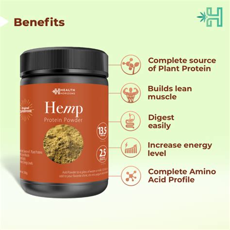 Buy Health Horizons Hemp Protein Powder 500 Gm Online At Best Price Workout Essentials