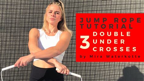 Learn 3 Cool Double Under Crosses • Jump Rope Tutorial Beginners