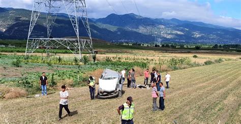 Tokat Ta Hafif Ticari Ara Tarlaya Devrildi Yaral Haberler