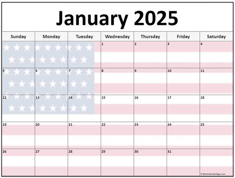 January 2025 Calendar With Holidays Usa Printable Check For Goldia Noella