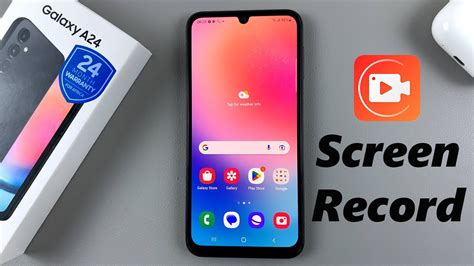 How To Screen Record On Samsung Galaxy A Youtube