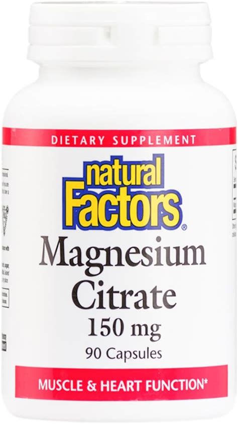 Магнезиев Цитрат 150 мг Капсули Топ Цена | Natural Factors