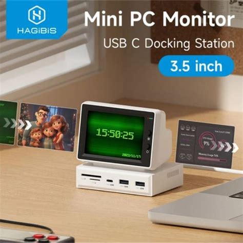 Promo HAGIBIS 3.5 INCH MINI PC MONITOR WITH USB C HUB FOR LAPTOP PC MACBOOK Cicil 0% 3x - Kota ...