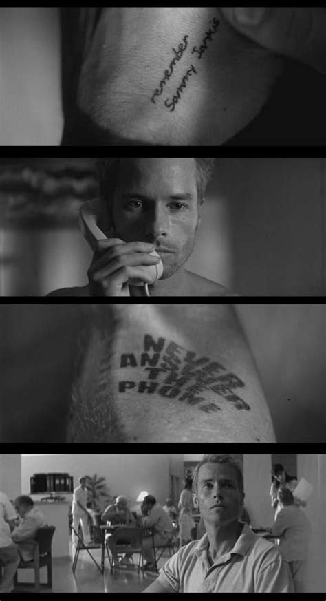 Memento (2000) | dir. Christopher Nolan | Memento movie, Film inspiration, Movie tattoo