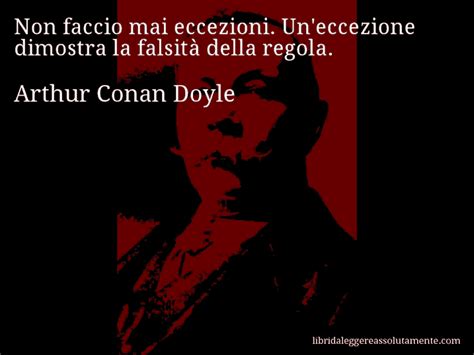 Cartolina Con Aforisma Di Arthur Conan Doyle Libri Da Leggere