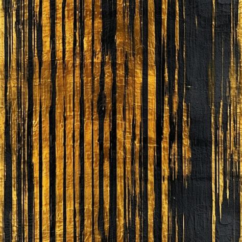 Premium Photo | A close up of a painting of a black and gold forest ...