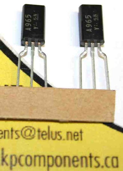 2SA965 Transistor A965-O 120V – KP Components Inc.