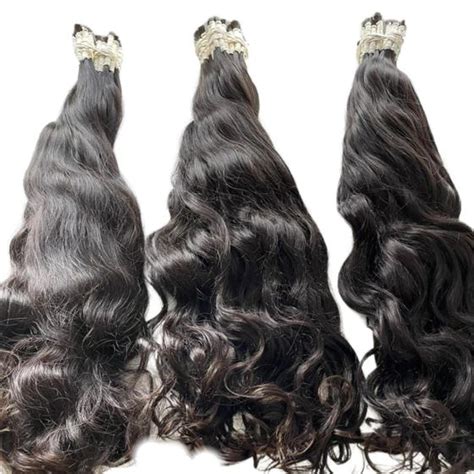 Cabelo Ondulado Limpo Peruano Humano Natural 60 65cm 50 Gramas