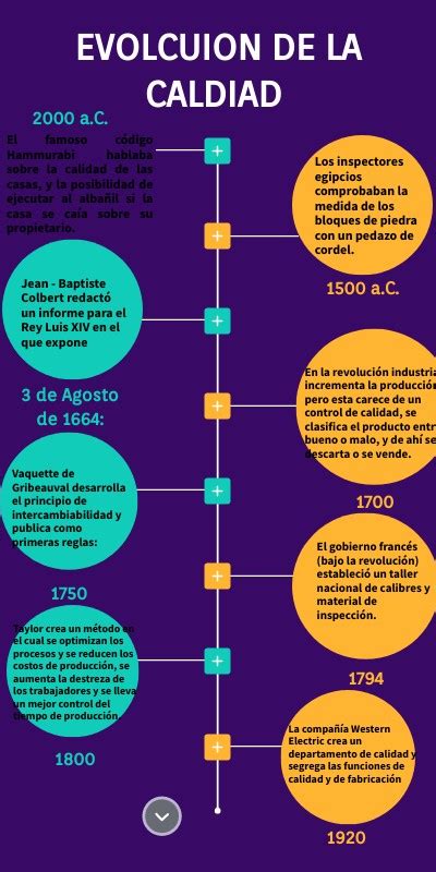 LÍNEA DEL TIEMPO DE LA EVOLUCION DE LA CALIDAD