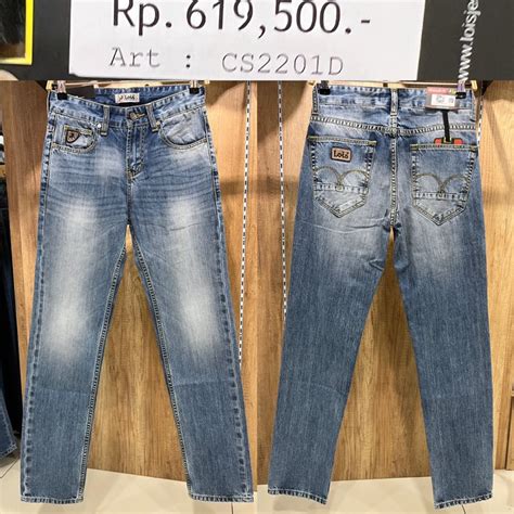 Jual Celana Lois Jeans Original Regular Fit Standar Shopee Indonesia