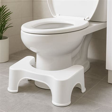 Banquinho Para Vaso Sanitário - Banquinho para Vaso Sanitário Ergonômico Antiderrapante | Postura ...