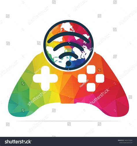 World Game Logo Design Template World Stock Vector (Royalty Free