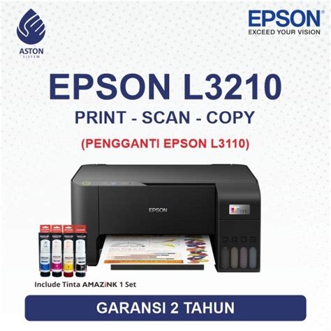 Jual Printer Epson L3210 Ecotank All In One Ink Tank Shopee Indonesia