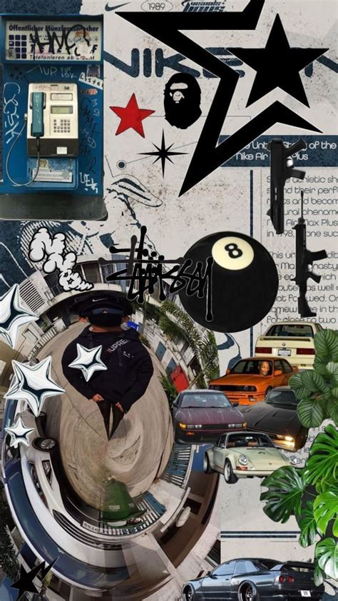 Pin by 𝙮𝙪𝙡𝙞𝙬𝙤𝙤𝙣⁷ on Collage random wallper Stussy wallpaper