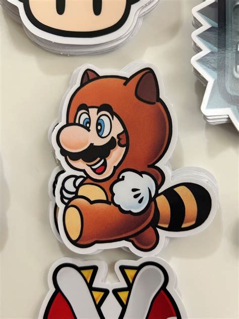 Tanooki Suit Mario Sticker Etsy