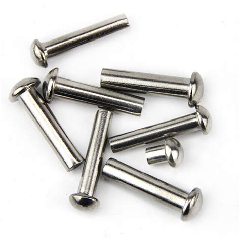 M Stainless Steel Semi Round Head Rivets Solid Percussion Rivet Gb