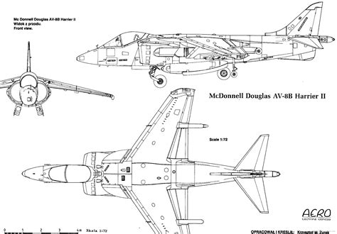 Hawker Harrier 6 2107×1469 Harrier Aircraft Design Blueprints