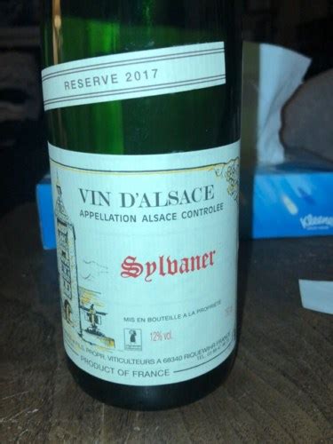 Camille Hanss Reserve Sylvaner Alsace Vivino Us