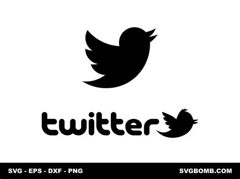 Twitter Logo SVG for Cricut | svgbomb.com Vector Format, Eps Vector ...