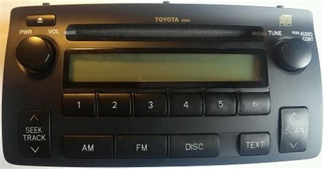 Toyota Corolla Radio Cd Player Factory Radio Face