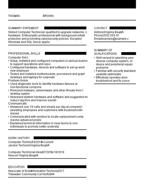 Information Technology It Resume Examples For 2022 Livecareer