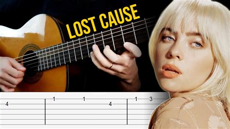 Lost Cause Guitar Tabs Tutorial Billie Eilish New Song Youtube