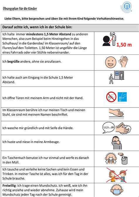 Hygiene In Der Schule ELBINSELSCHULE