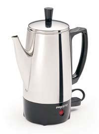 6-Cup Stainless Steel Coffee Maker - Coffee Makers - Presto®