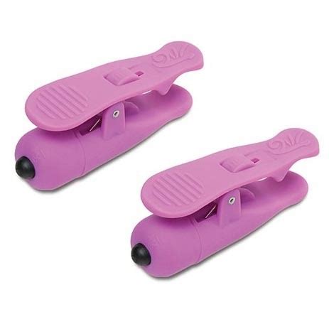 Fetish Fantasy Wireless Vibrating Nipple Clamps Pink Sex Toys At Adult Empire
