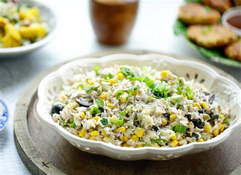 Rijstsalade Met Tonijn Kookmutsjes Recept Rijstsalade Voedsel