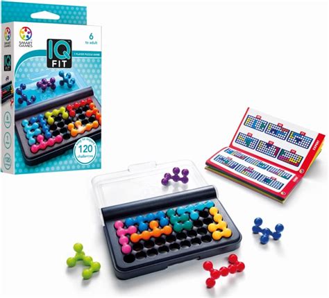 Amazon.com: SmartGames IQ Fit - a fun 3D travel game for ages 6-adult ...