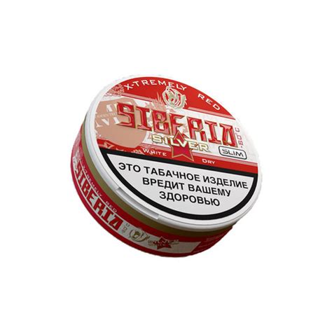 SIBERIA silver Slim 13gr | M-Techno Tobacco