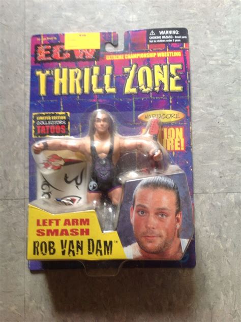 Ecw Rob Van Damn Figure Wrestling Superstars Wrestling Wwf