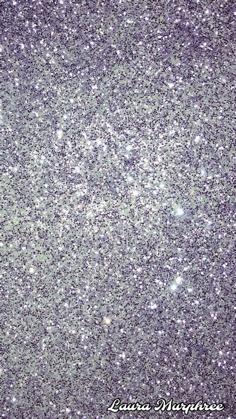 Glitter Background Silver Color - K0nem