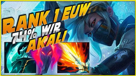 Rank Euw Akali W R Games V Game Full Gameplay Patch