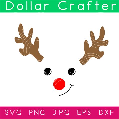 Digital Drawing Illustration Art Collectibles Reindeer Face