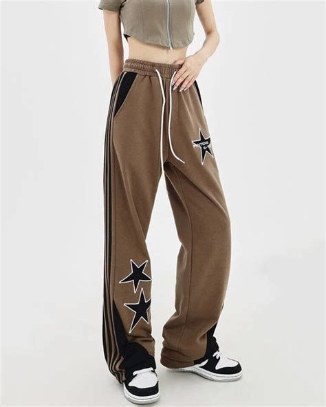 Stars Sweatpants Y2k Outfits