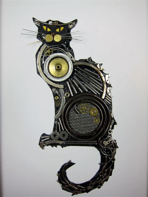 Tablou Steampunk Pisica