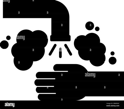 Lavarse las manos pictograma Imágenes vectoriales de stock Página 2