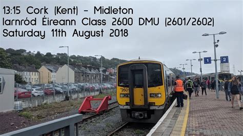 Cork To Midleton By Train Journey Aboard Iarnród Éireann Class 2600 Dmu Youtube