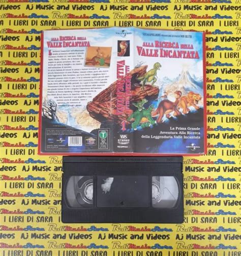 VHS FILM ALLA RICERCA DELLA VALLE INCANTATA 1 1988 ANIMAZIONE UNIVERSAL