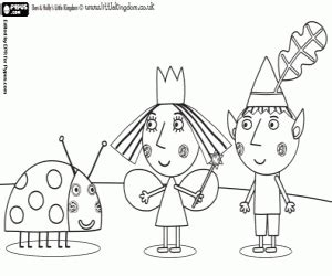 Ben and Holly coloring pages printable games