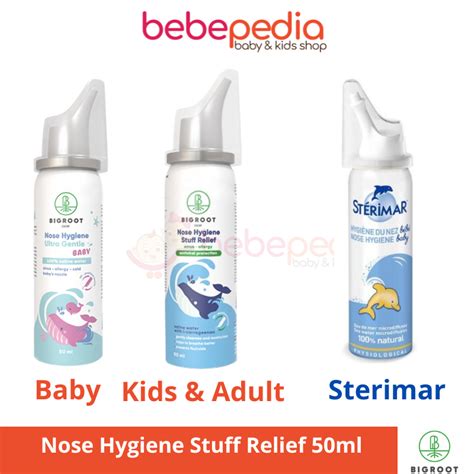 Jual Bigroot Nose Hygiene Stuff Relief Ultra Gentle Baby Ml Ml