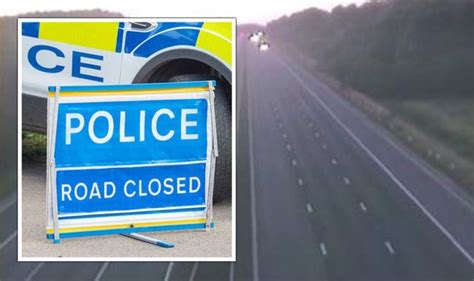 A1 M Crash Motorway Closed Due To Serious Car Crash Near Durham Uk