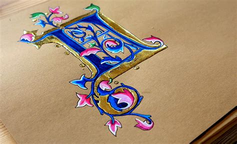 Handmade Calligraphy And Illumination On Behance