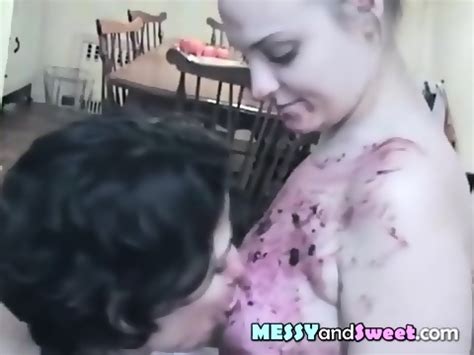 Lesbian Cherry Pie Mess Up Cherry Fetish