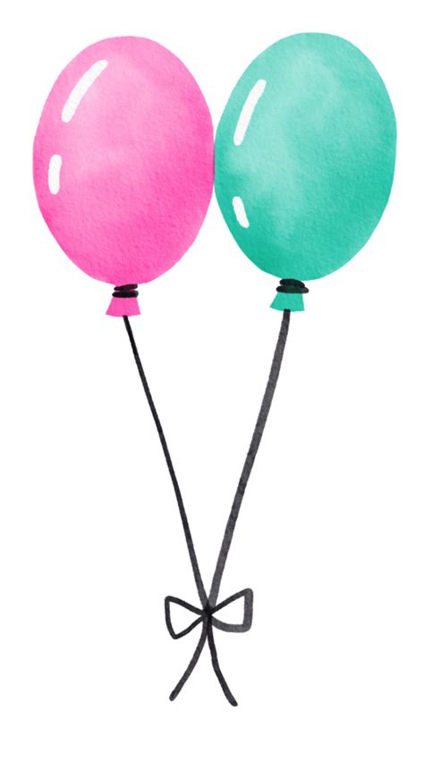 Watercolor Hand Drawn Colorful Balloon 11905269 Png