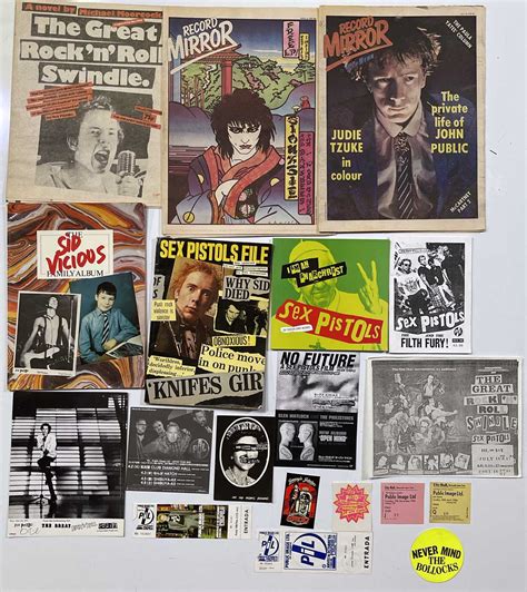 Lot 594 Sex Pistols Memorabilia Inc Great Rock N